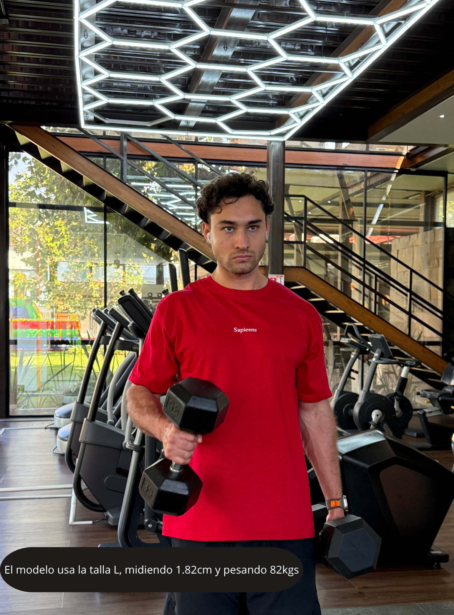 Playera Oversize Roja Sapieens