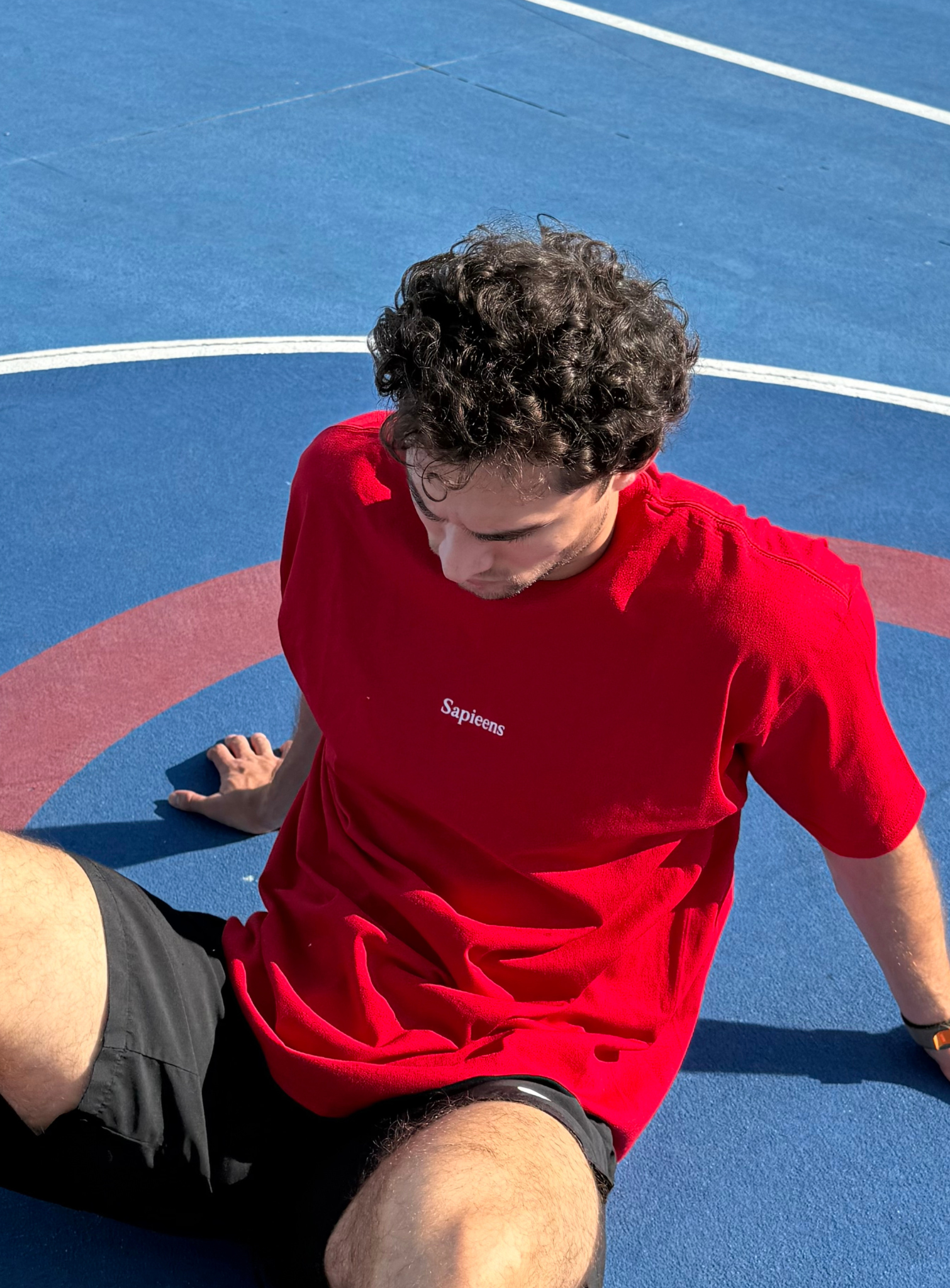 Playera Oversize Roja Sapieens