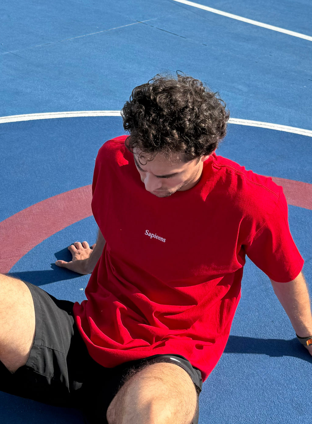 Playera Oversize Roja Sapieens